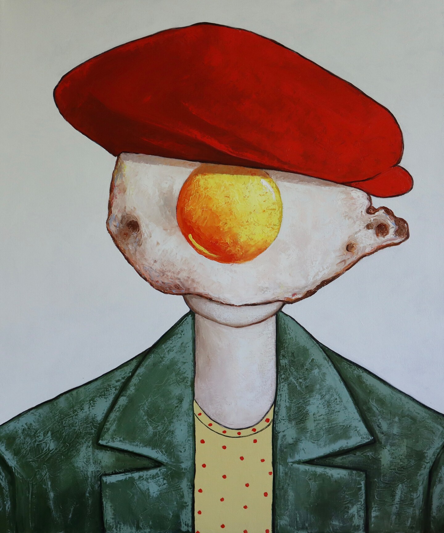 Ta Byrne - Egg boy in red hat
